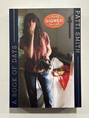 Patti Smith Signed A Book Of Days NEW Just Kids author Paperback AUTOGRAPHED #1